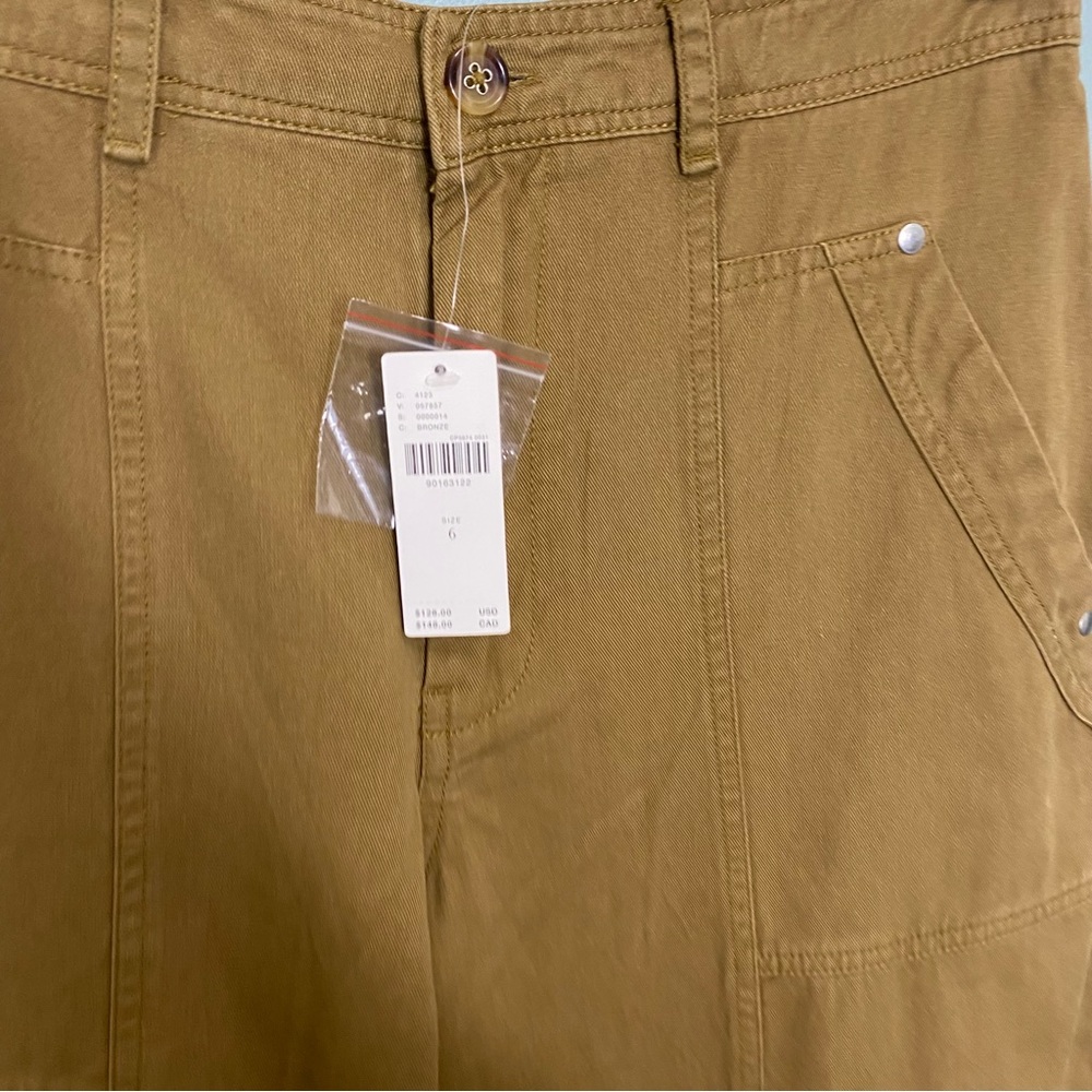 Anthropologie The Carson Utility Barrel‎ Pants Bronze - Picture 3 of 6